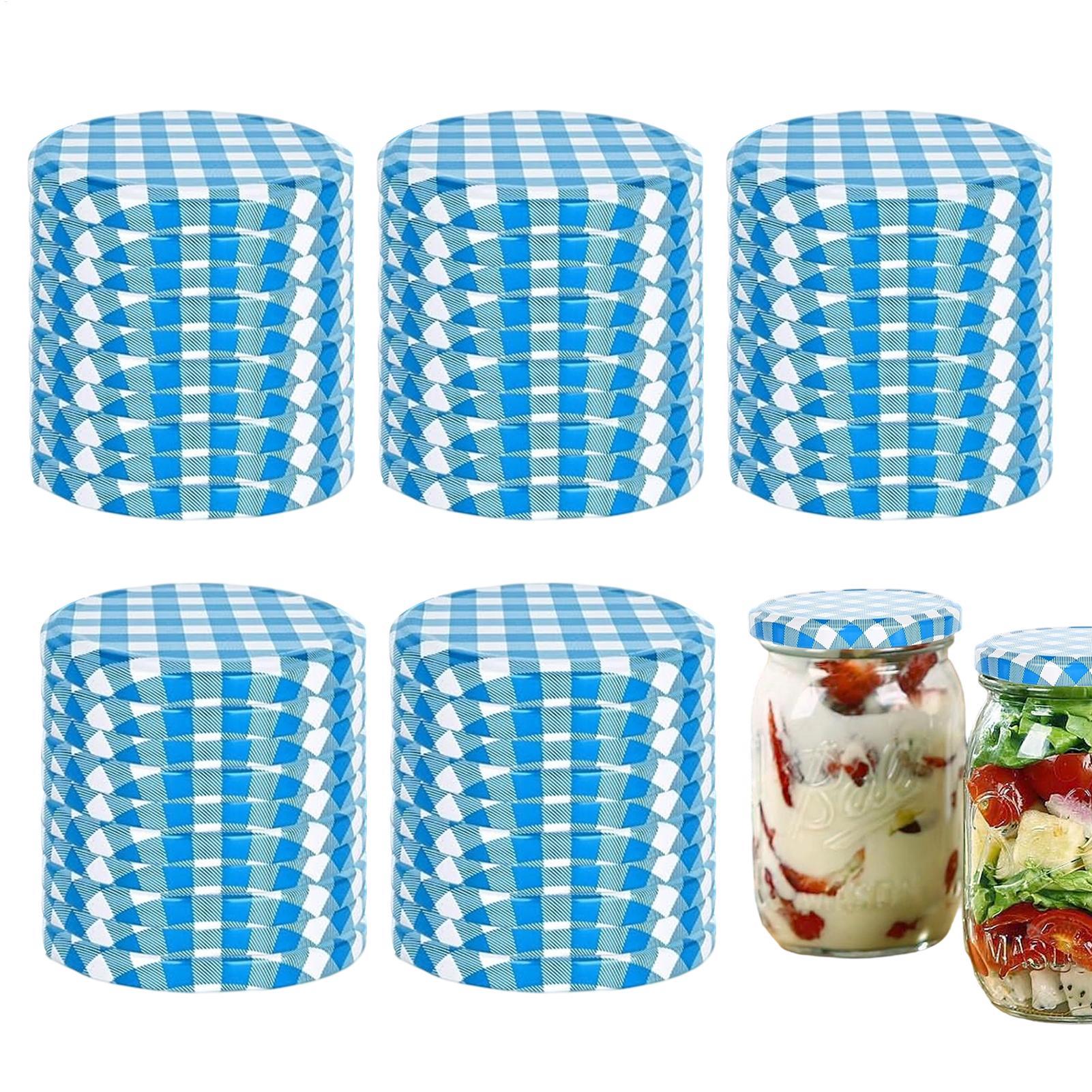 Coffee Tea Replacement - 통조림 항아리 뚜껑 50개 누출 방지