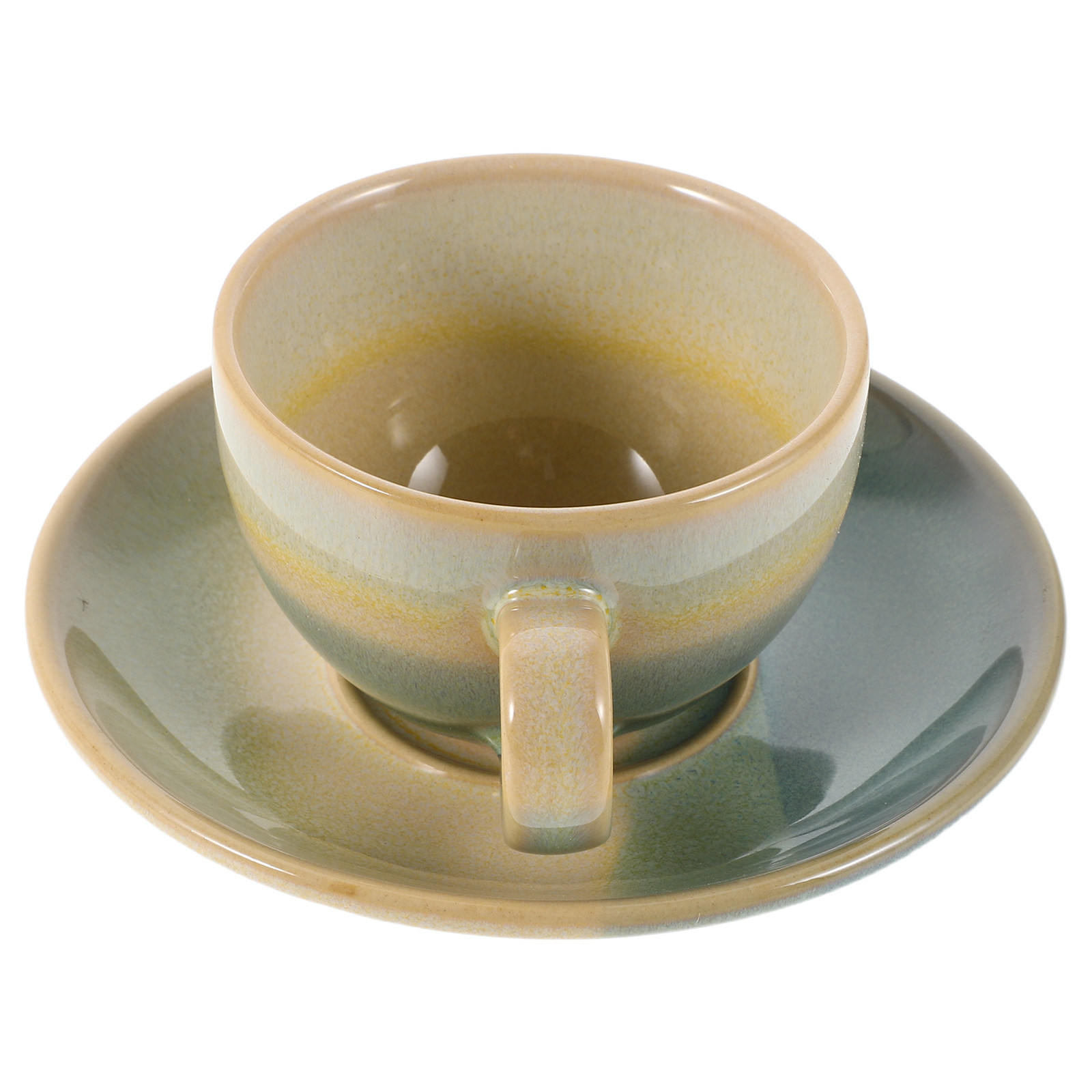 Coffee Tea Set - 빈티지 세라믹 커피 컵 세트 1세트,