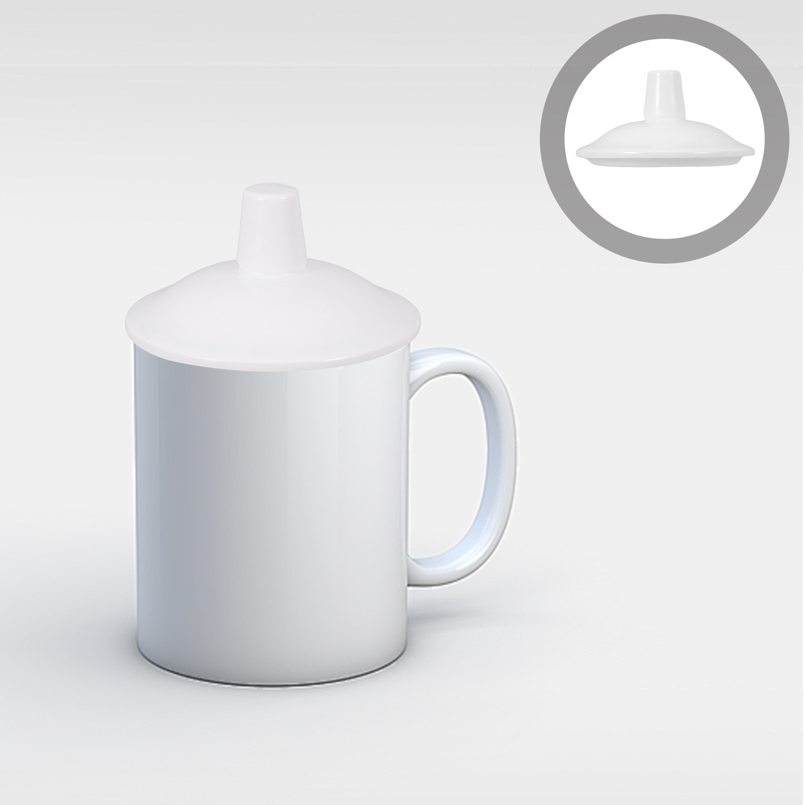 Coffee Tea Replacement - 도자기 세라믹 흰색 머그컵 뚜껑 교체용