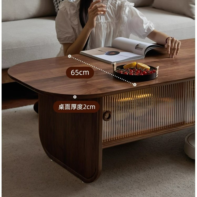 원목 커피 테이블 블랙 월넛 석판 거실 수납 크림 윈드 - Coffee And Tea-Za 리뷰 및 가격