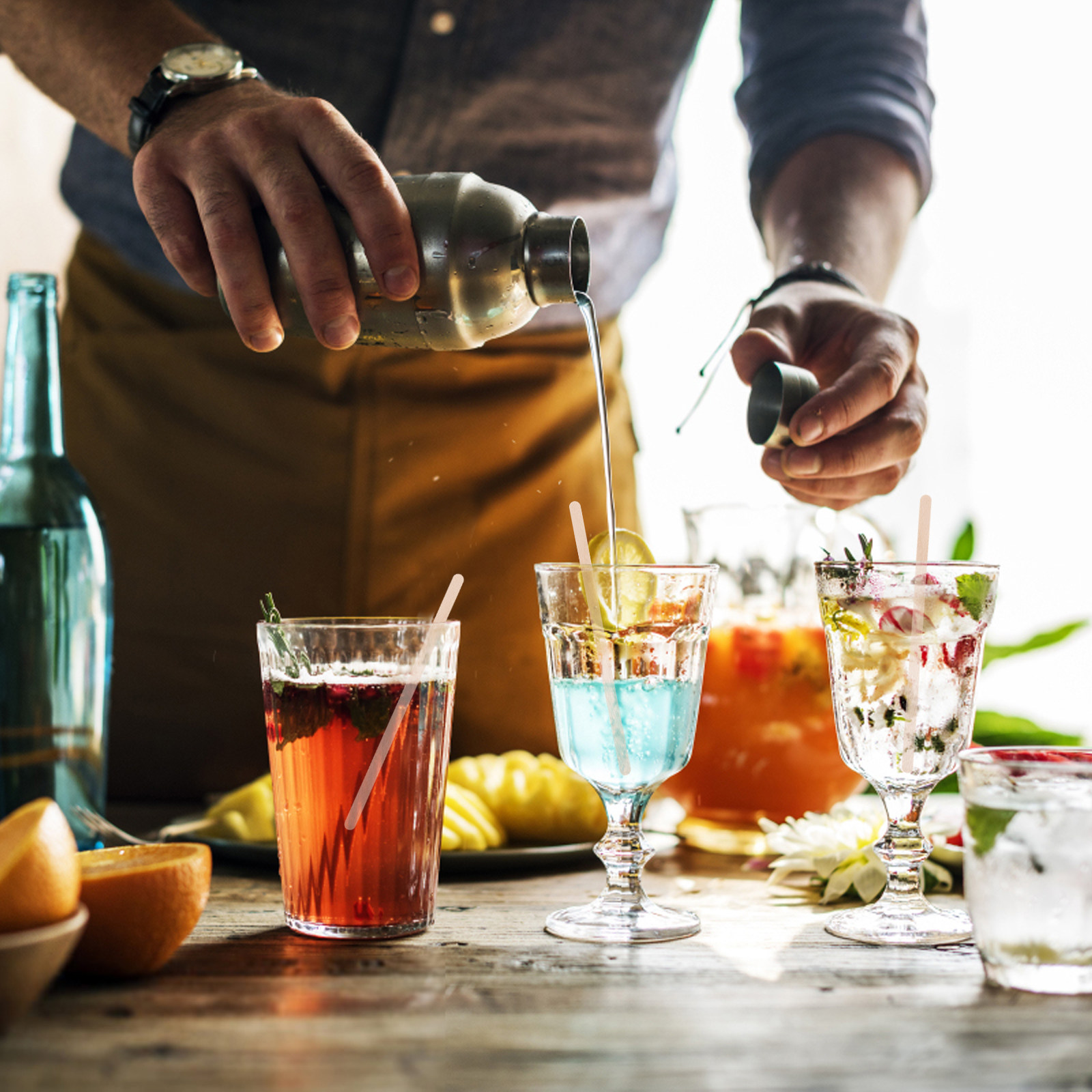 100개 나무 젓는 막대기 커피, 차, 위스키, 핫초코 - Juice Tea Coffee 리뷰 및 가격
