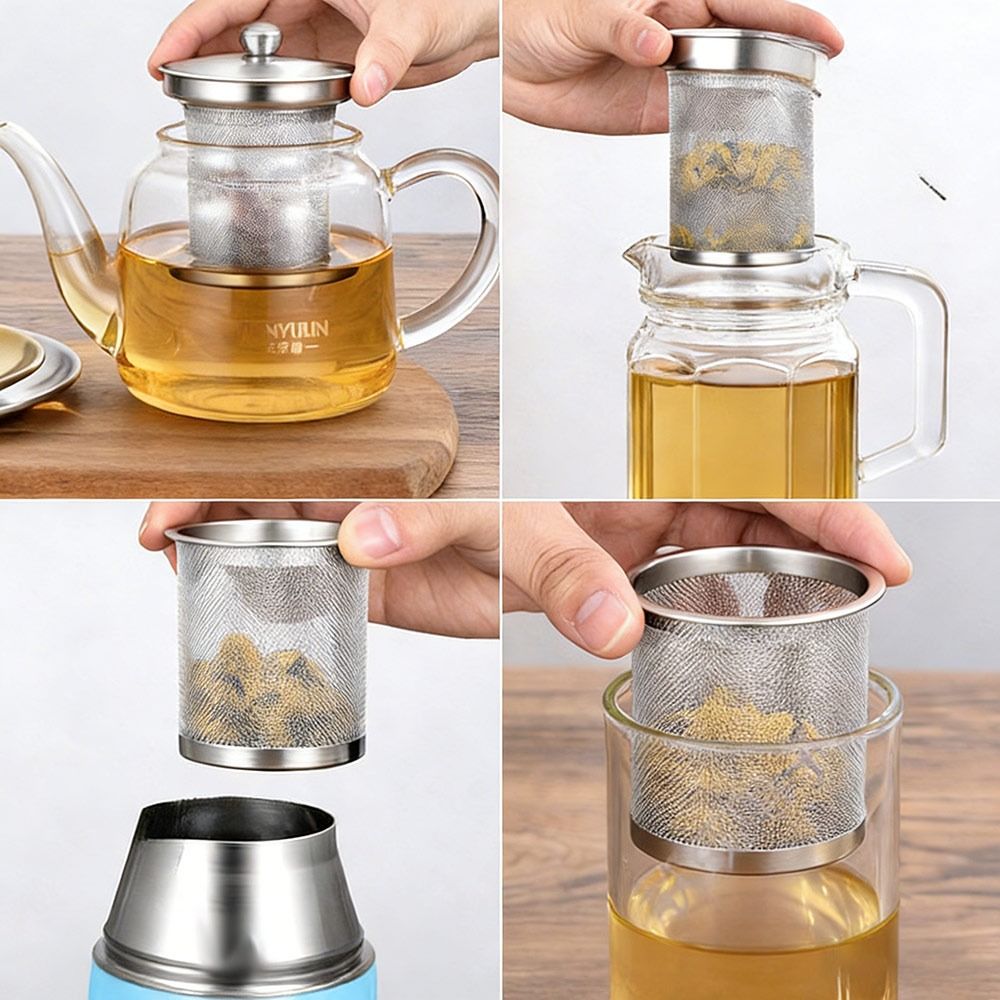 새로운 스테인레스 스틸 차 여과기 다기능 재사용 가능한 - Coffee Tea Replacement 리뷰 및 가격