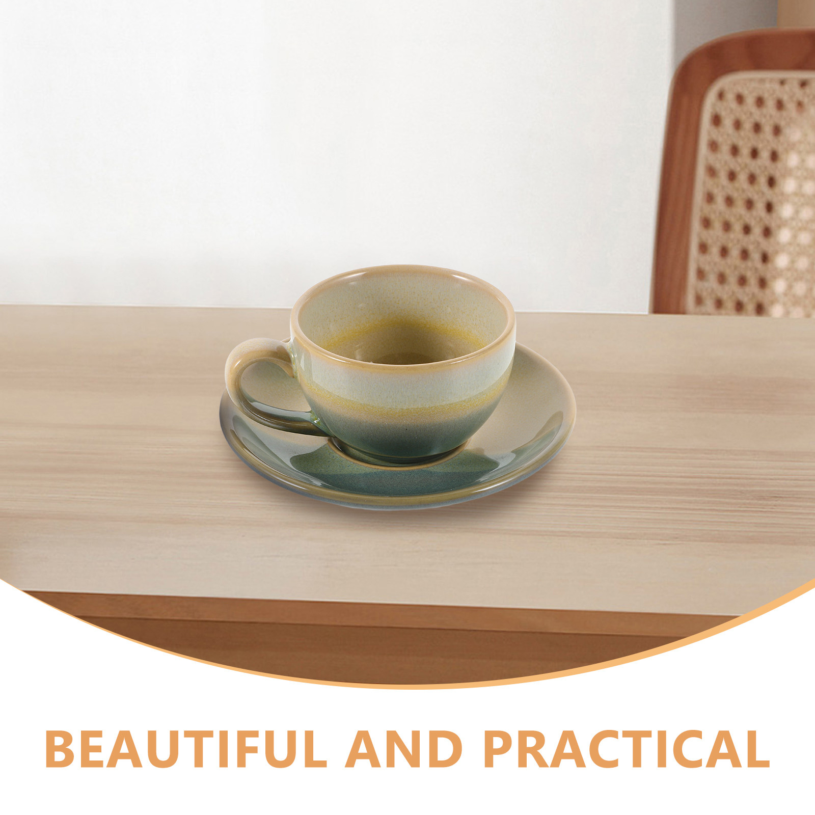 빈티지 세라믹 커피 컵 세트 1세트, 고급 에스프레소  - Coffee Tea Set 리뷰 및 가격