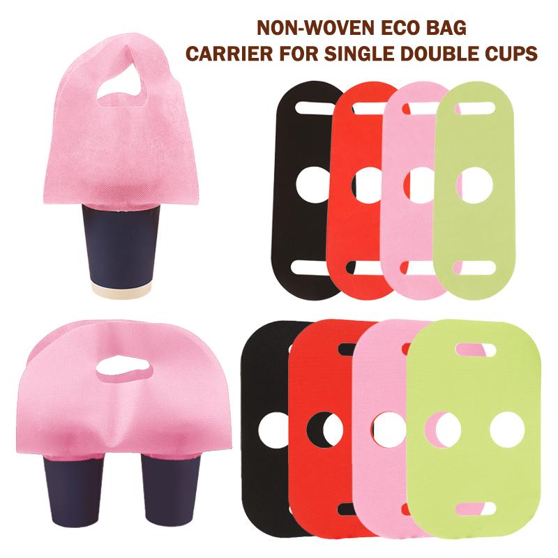 50/100Pcs 밀크 티 컵 총검형 부직포 가방 밀크 - Coffee Tea Home 리뷰 및 가격