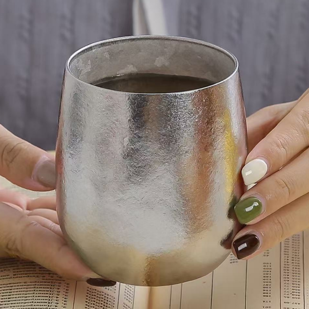야외용 에그 머그 순수 티타늄 이중벽 커피 머그, 물컵 - Juice Tea Coffee 리뷰 및 가격