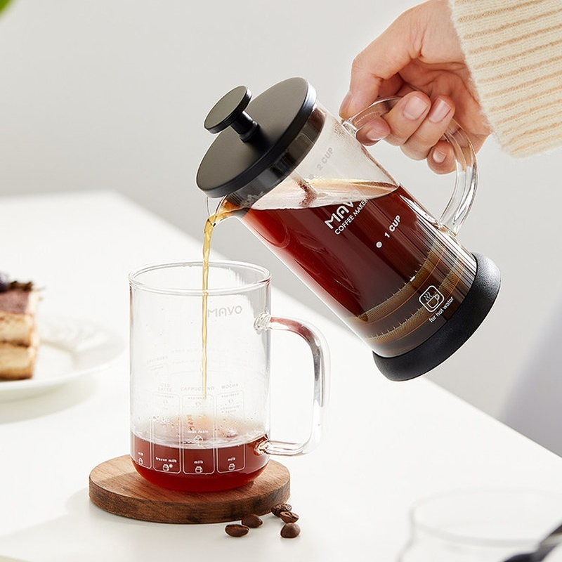 MAVO 프렌치 프레스 커피 메이커 이중 메쉬 필터 2 - Coffee Tea Home 리뷰 및 가격