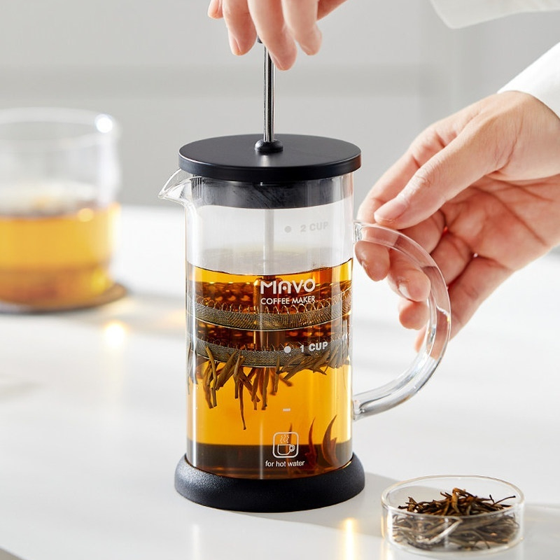 MAVO 프렌치 프레스 커피 메이커 이중 메쉬 필터 2 - Coffee Tea Home 리뷰 및 가격