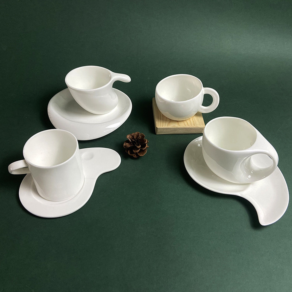 1세트 세라믹 커피잔 받침 세트, 우아한 디자인, 커피 - Coffee Tea Home 리뷰 및 가격