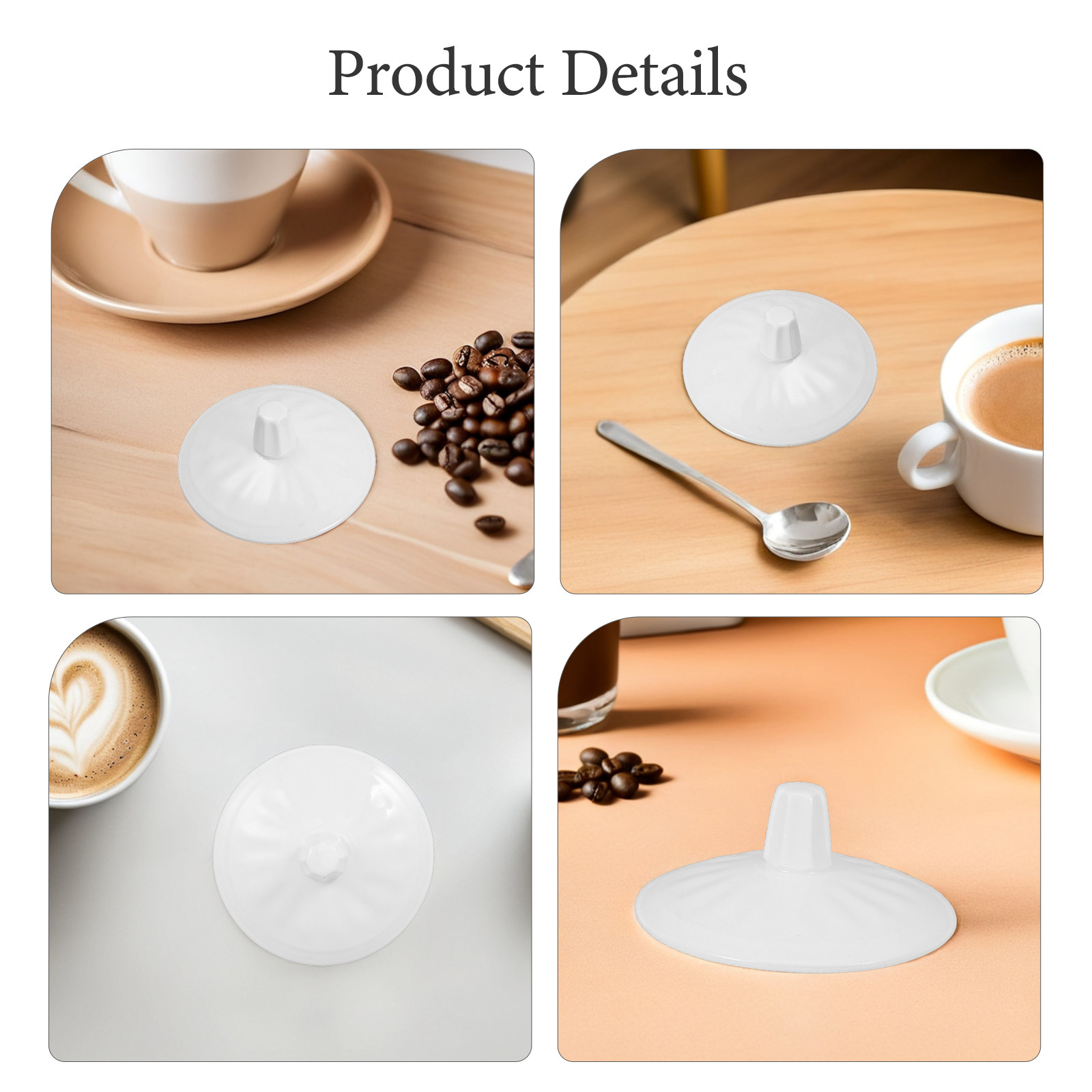 2Pcs 도자기 머그컵 뚜껑 교체용 흰색 세라믹 컵 커 - Coffee Tea Replacement 리뷰 및 가격